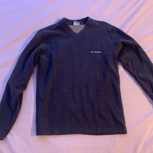 columbia v neck sweater